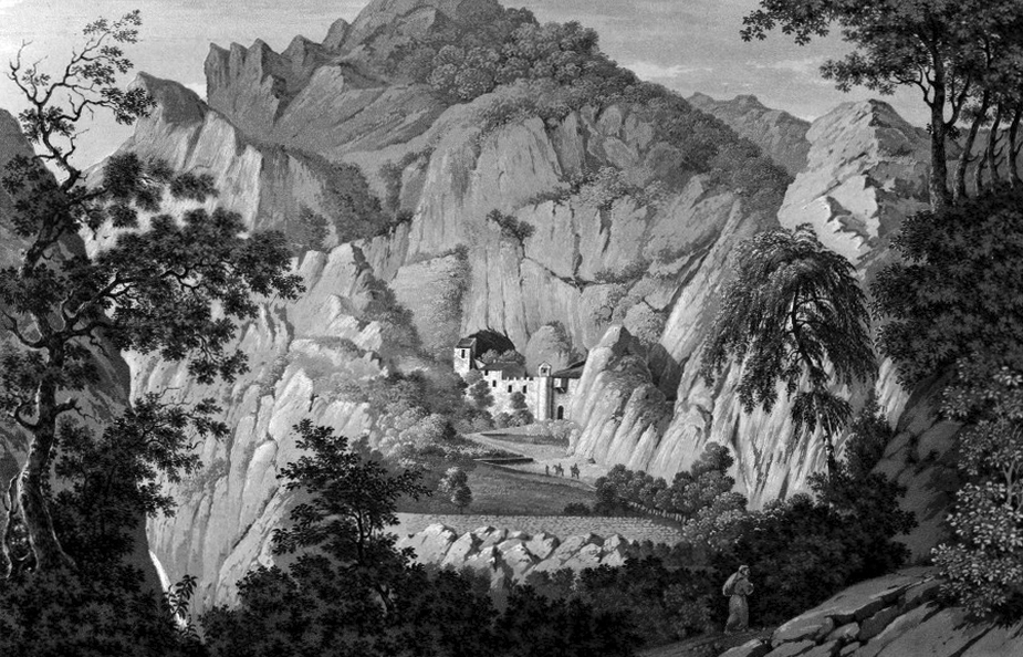 l'ermitage en 1821