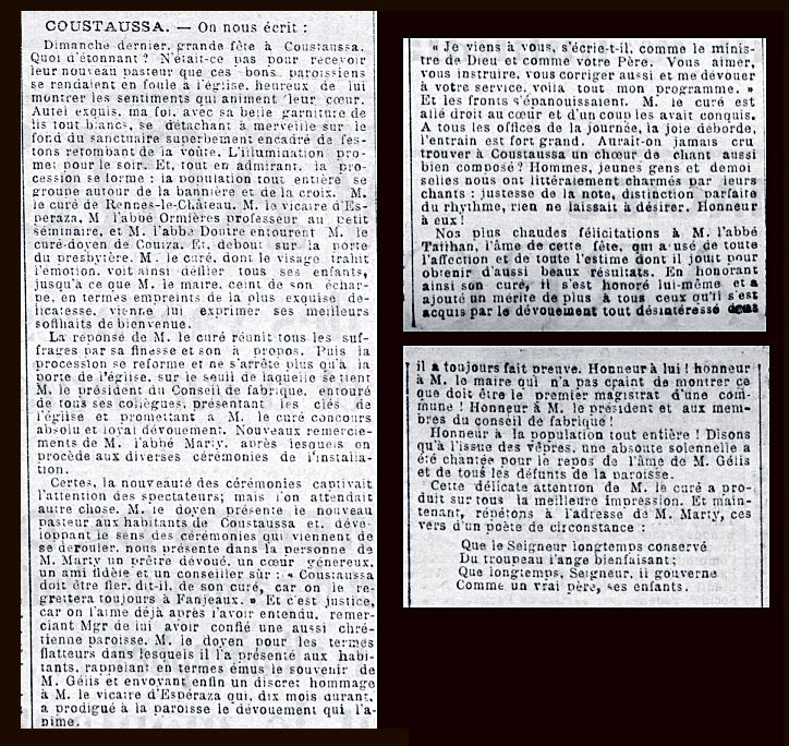 Article Express du Midi 5/08/1898