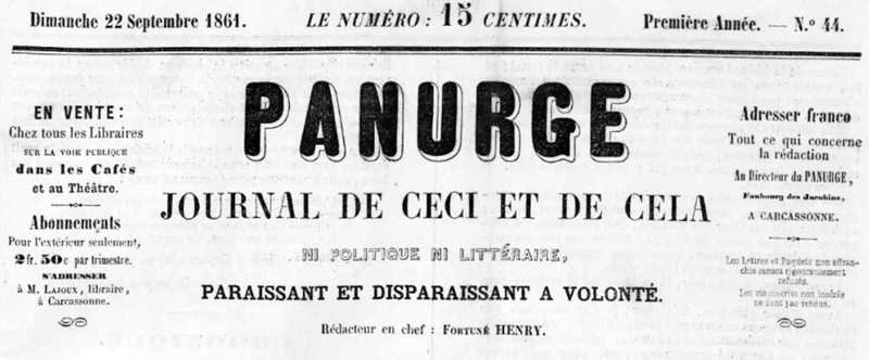 Pandore 1861